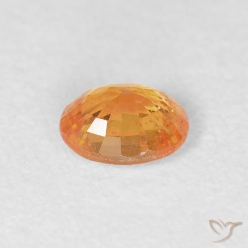 Granato spessartite Arancio Medio naturale da 0.41 ct, Ovale, VS-SI