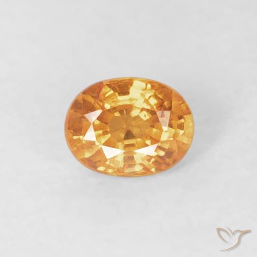Granato spessartite Arancio-Oro naturale da 0.29 ct, Ovale, VS