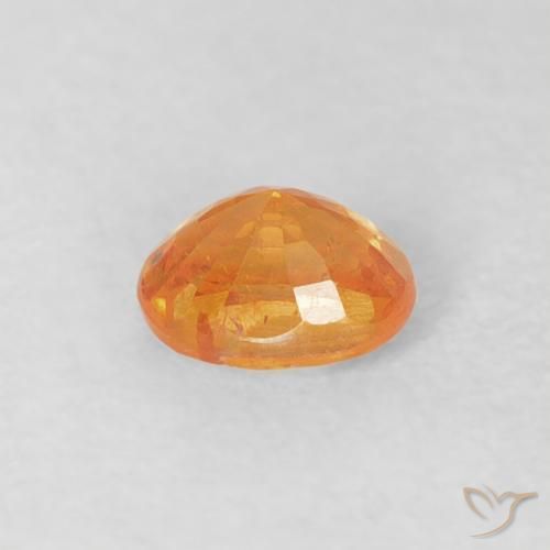 Granato spessartite Arancio-Oro naturale da 0.29 ct, Ovale, VS
