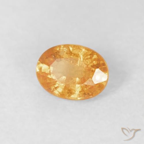 Granato spessartite Arancio Medio naturale da 0.26 ct, Ovale, VS