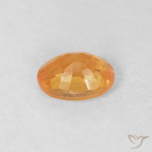 Granato spessartite Arancio Medio naturale da 0.26 ct, Ovale, VS