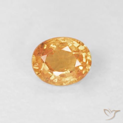 0.24ct Naturale Arancio-Oro Granato spessartite, Ovale, VS-SI