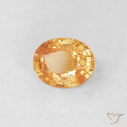 Granato spessartite Arancio-Oro naturale da 0.24 ct, Ovale, VS-SI