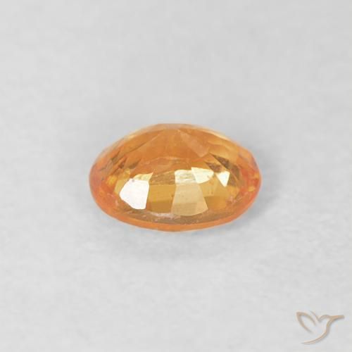 Granato spessartite Arancio-Oro naturale da 0.24 ct, Ovale, VS-SI