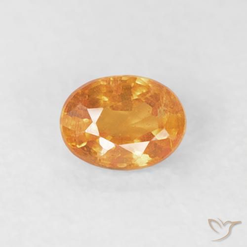0.27ct Naturale Arancio Medio Granato spessartite, Ovale, VS-SI