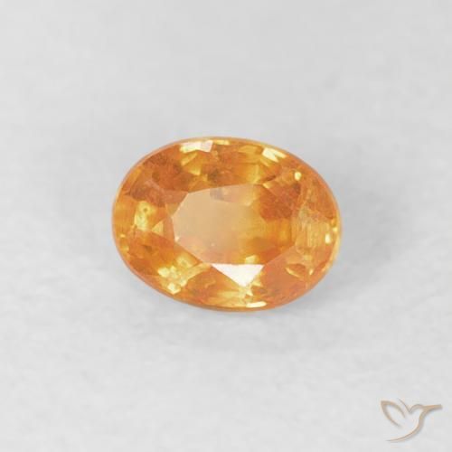 Granato spessartite Arancio Medio naturale da 0.27 ct, Ovale, VS-SI