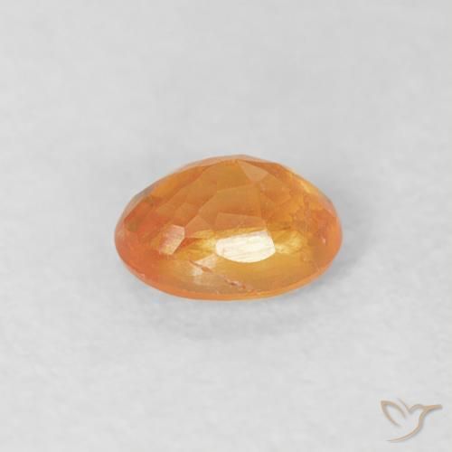 Granato spessartite Arancio Medio naturale da 0.27 ct, Ovale, VS-SI