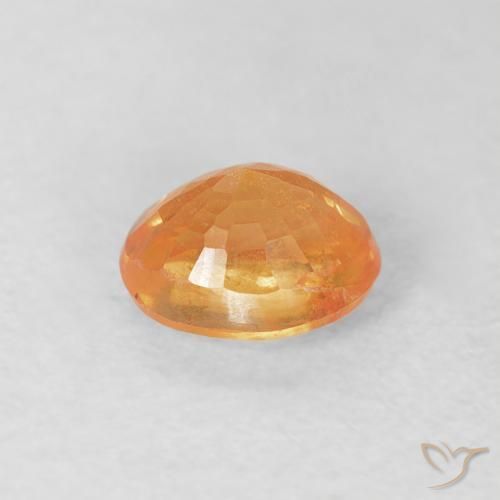 Granato spessartite Arancio Medio naturale da 0.57 ct, Ovale, VS-SI