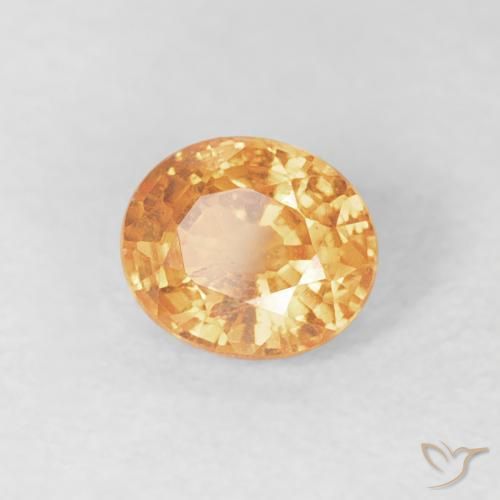 Granato spessartite Arancio Medio naturale da 0.56 ct, Ovale, VS-SI