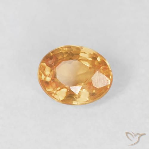 Granato spessartite Arancione brillante naturale da 0.22 ct, Ovale, VS-SI