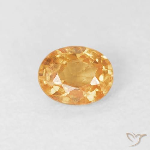 0.21ct Naturale Arancia tigre Granato spessartite, Ovale, VS-SI