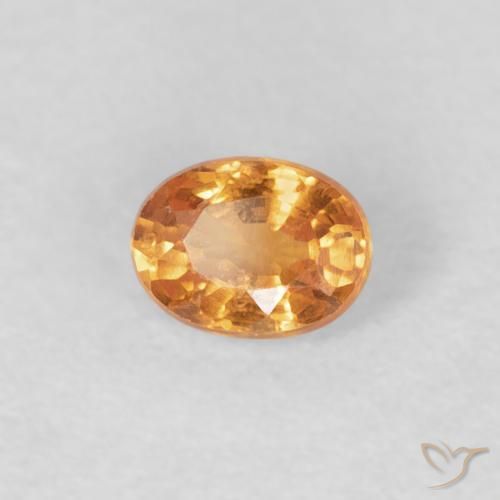 Granato spessartite Arancio Intenso naturale da 0.27 ct, Ovale, VS