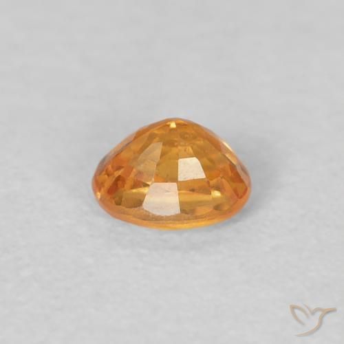 Granato spessartite Medium Light-Orange naturale da 0.29 ct, Ovale, VS