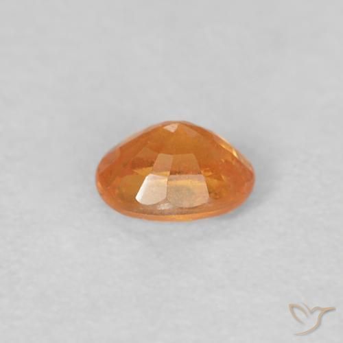 Granato spessartite Miele arancione naturale da 0.25 ct, Ovale, VS