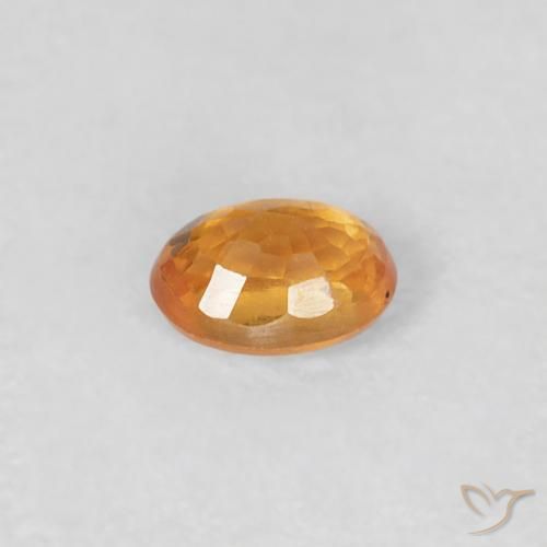 Granato spessartite Arancia tigre naturale da 0.23 ct, Ovale, VS
