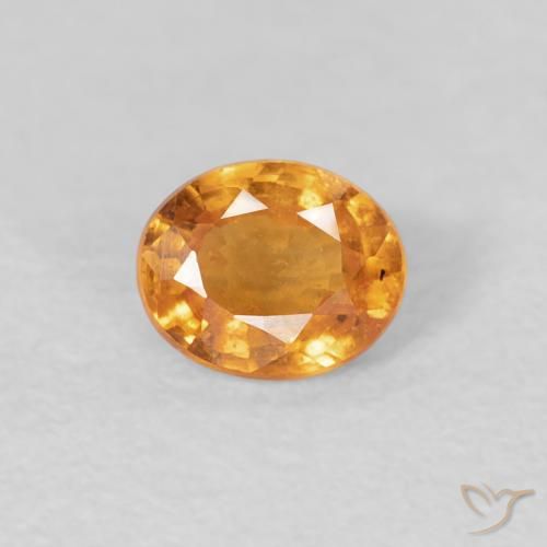 Granato spessartite Arancio Medio naturale da 0.45 ct, Ovale, VS