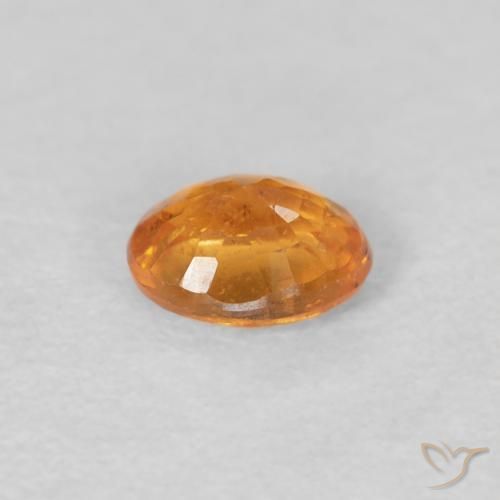 Granato spessartite Arancio Medio naturale da 0.45 ct, Ovale, VS