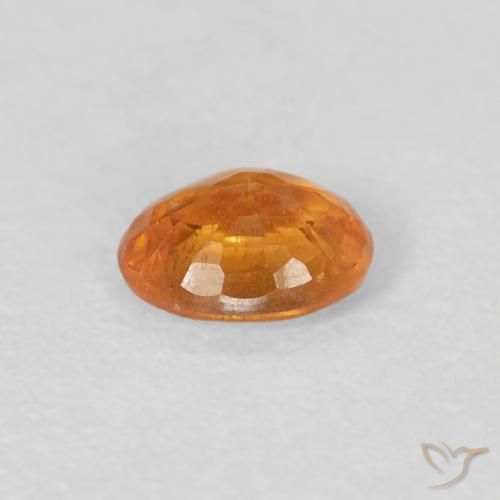 Granato spessartite Albicocca Arancia naturale da 0.41 ct, Ovale, VS