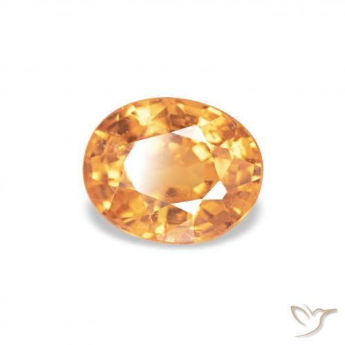 Granato spessartite Oro naturale da 0.58 ct, Ovale, VS