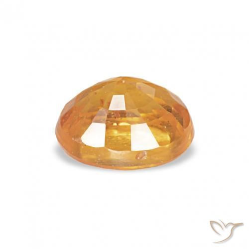 Granato spessartite Arancio-Oro naturale da 0.58 ct, Ovale, VS