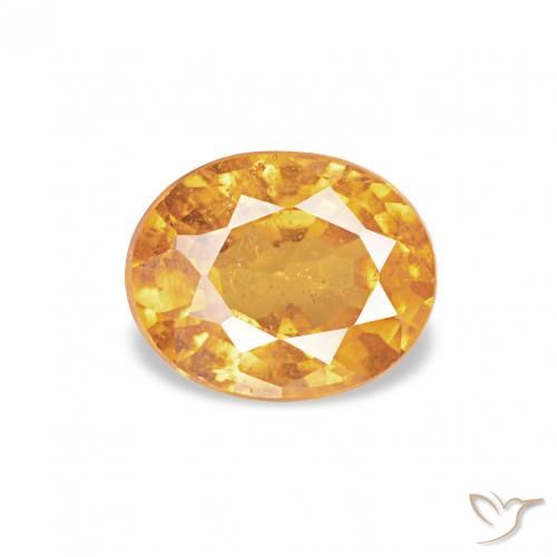 0.61ct Arancio Medio Granato spessartite Pietre preziose, Ovale, VS
