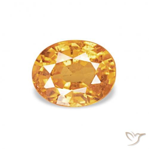 0.52ct Arancio Medio Granato spessartite Pietre preziose, Ovale, VS