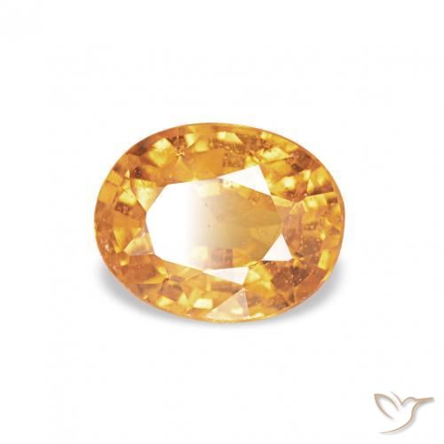 Granato spessartite Arancio Medio naturale da 0.52 ct, Ovale, VS
