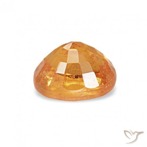 Granato spessartite Arancio Medio naturale da 0.65 ct, Ovale, VS-SI