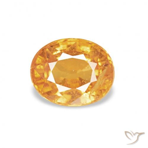 0.60ct Arancio Medio Granato spessartite Pietre preziose, Ovale, VS-SI