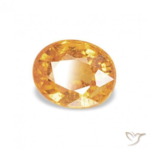 Granato spessartite Arancio Medio naturale da 0.60 ct, Ovale, VS-SI