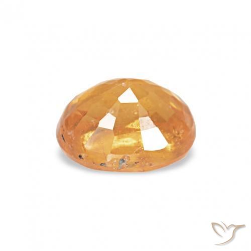 Granato spessartite Arancio-Oro naturale da 0.60 ct, Ovale, VS-SI