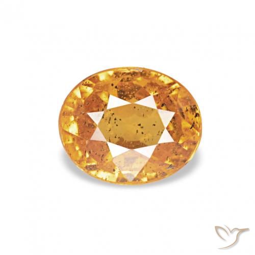 0.62ct Arancio-Oro Granato spessartite Pietre preziose, Ovale, VS-SI