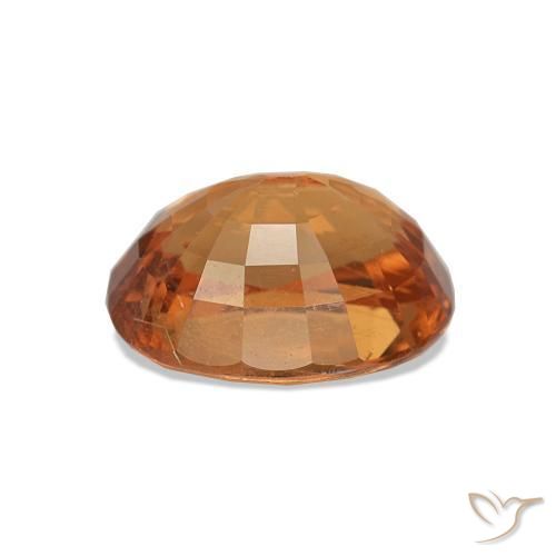 Granato spessartite Medium Dark-Orange naturale da 2.07 ct, Ovale, VVS-VS