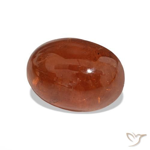 Granato spessartite Arancione Ambra naturale da 6.28 ct, Taglio ovale, Traslucido