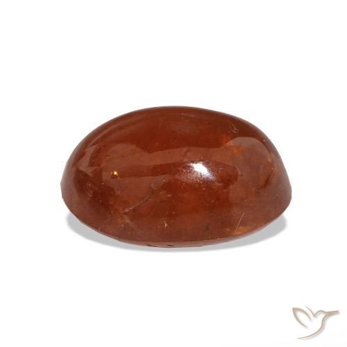 Granato spessartite Arancione Ambra naturale da 6.28 ct, Taglio ovale, Traslucido