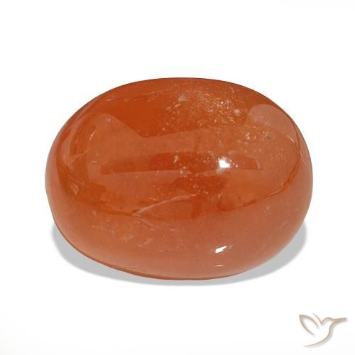 24.14ct Arancia Fuoco Granato spessartite, Ovale, Traslucido
