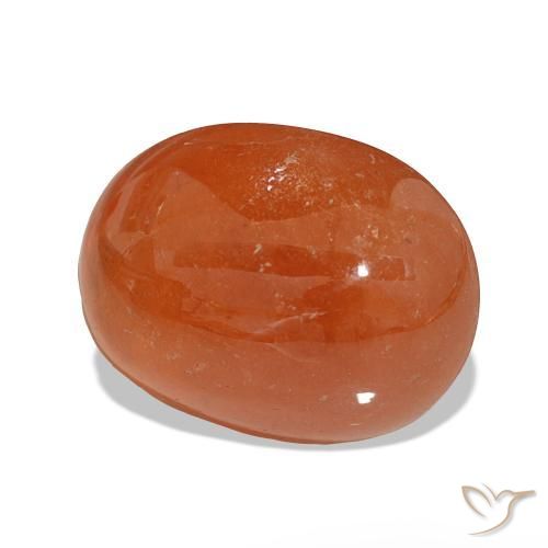 Granato spessartite Arancia Fuoco naturale da 24.14 ct, Taglio ovale, Traslucido