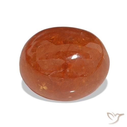 Granato spessartite Arancione scuro naturale da 23.05 ct, Taglio ovale, Traslucido