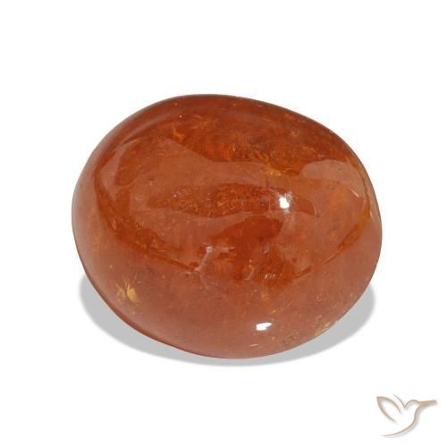 Granato spessartite Arancione scuro naturale da 23.05 ct, Taglio ovale, Traslucido
