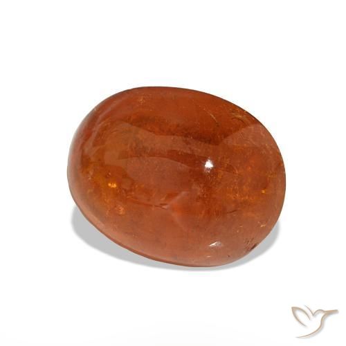 Granato spessartite Arancio Medio naturale da 3.84 ct, Taglio ovale, Traslucido