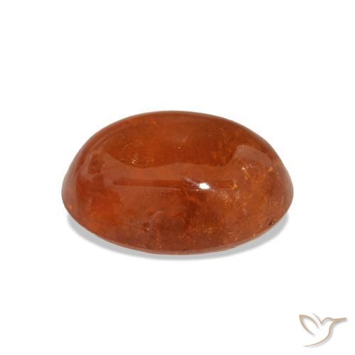 Granato spessartite Arancio Medio naturale da 3.84 ct, Taglio ovale, Traslucido