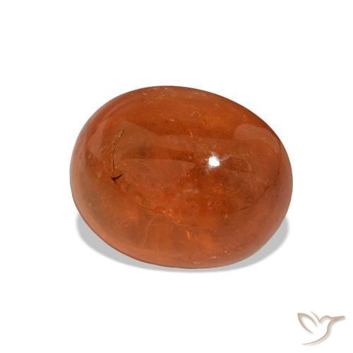 Granato spessartite Arancio Medio naturale da 3.88 ct, Taglio ovale, Trasparente