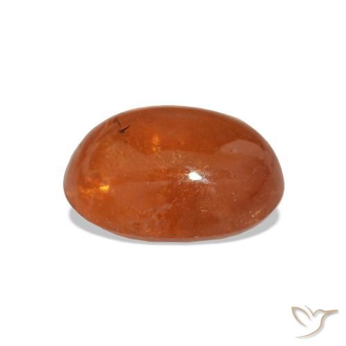 Granato spessartite Arancio Medio naturale da 3.88 ct, Taglio ovale, Trasparente