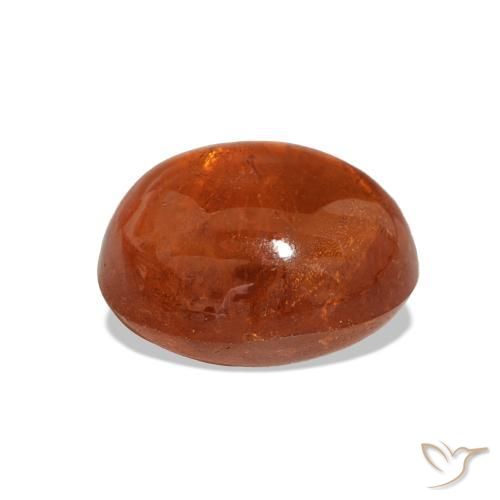 Granato spessartite Arancio Medio naturale da 4.81 ct, Taglio ovale, Trasparente