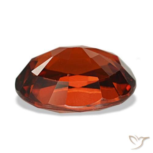 Granato spessartite naturale rosso da 4,66 ct, taglio ovale, VS