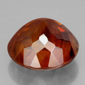 Sfalerite naturale arancione da 16,38 ct, taglio rotondo, SI-I1