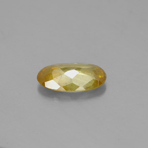 Sfalerite naturale giallo da 1,26 ct, taglio ovale, SI