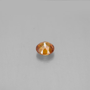 Sfalerite Arancio rosso naturale da 0.46 ct, Taglio rotondo, VS