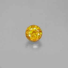 Sfalerite Giallo naturale da 0.84 ct, Taglio rotondo, SI