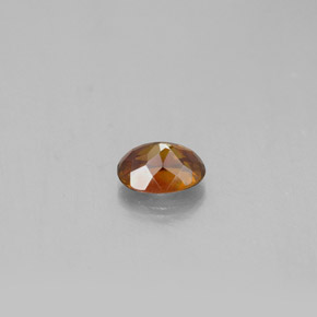Sfalerite naturale arancione da 0,75 ct, taglio ovale, SI